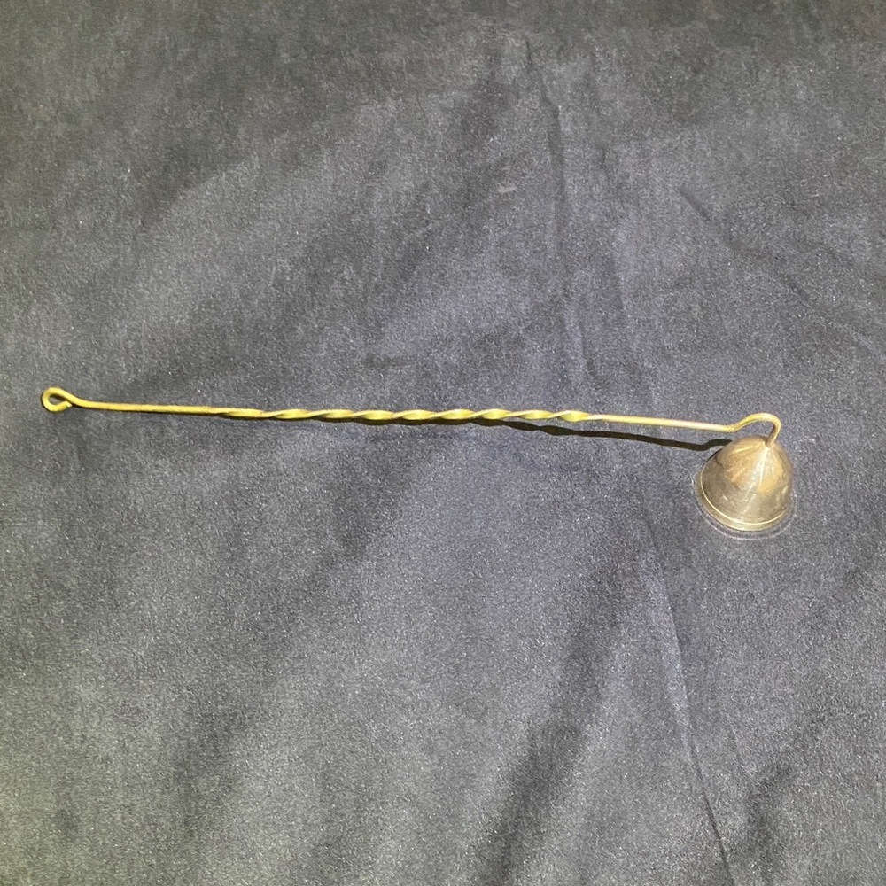 Vintage Gold Brass Candle Snuffer